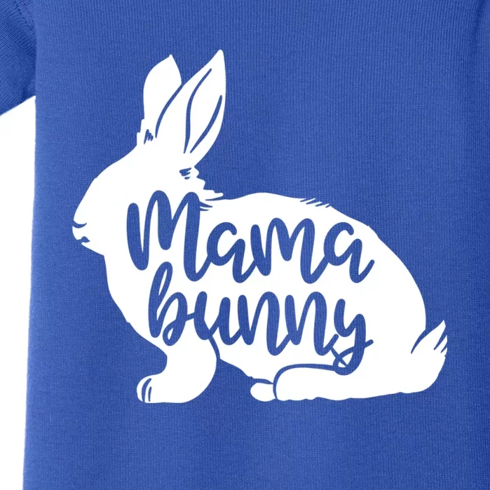 Mama Bunny Rabbit Mom Mother Easter Day Funny Gift Baby Bodysuit