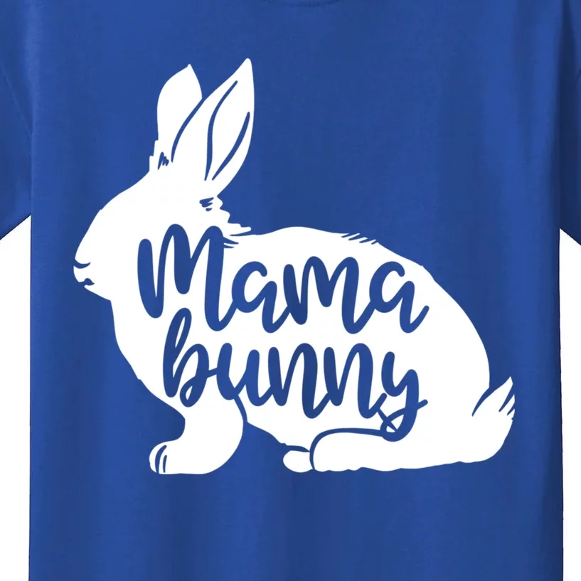 Mama Bunny Rabbit Mom Mother Easter Day Funny Gift Kids T-Shirt