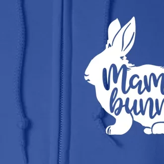 Mama Bunny Rabbit Mom Mother Easter Day Funny Gift Full Zip Hoodie