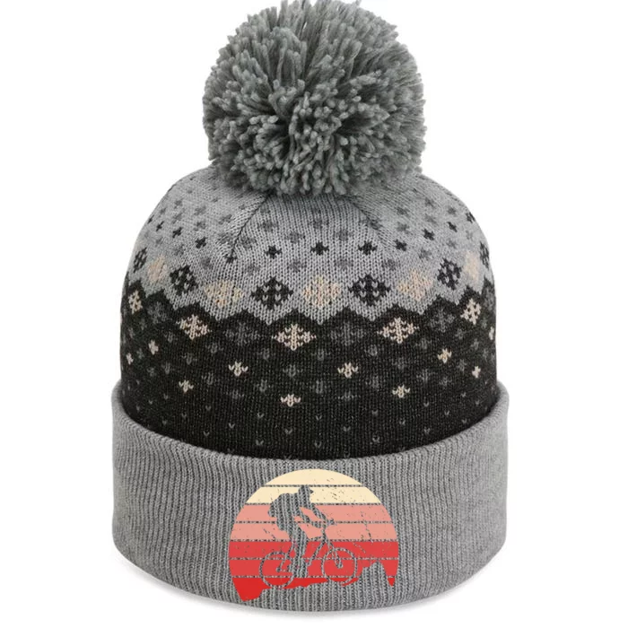 Mountain Bike Retro The Baniff Cuffed Pom Beanie