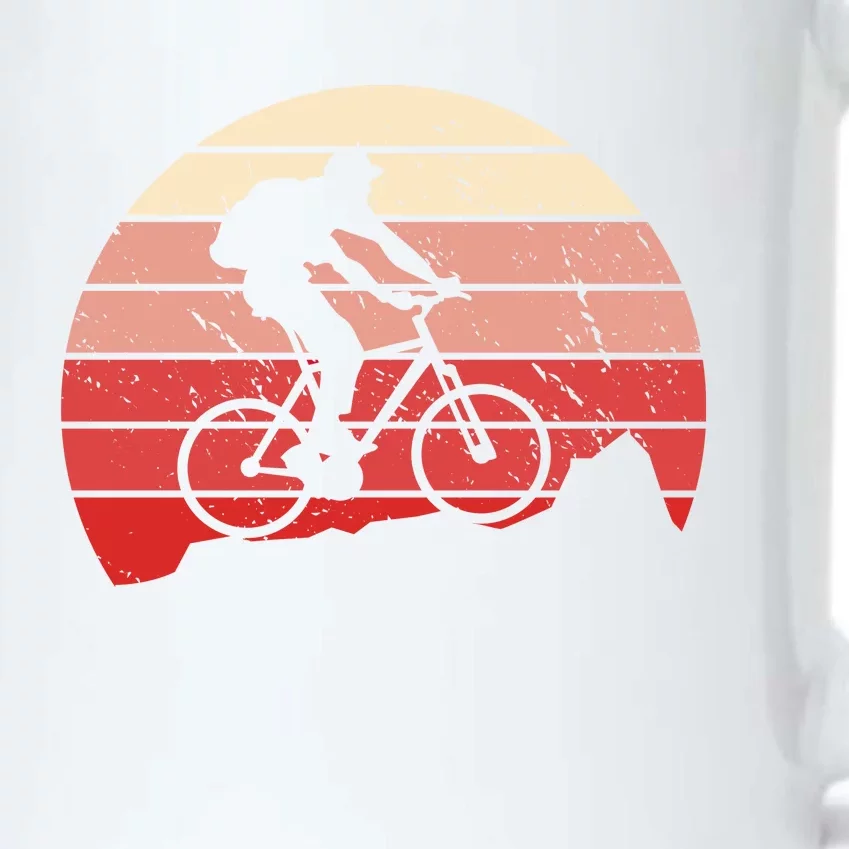 Mountain Bike Retro Black Color Changing Mug