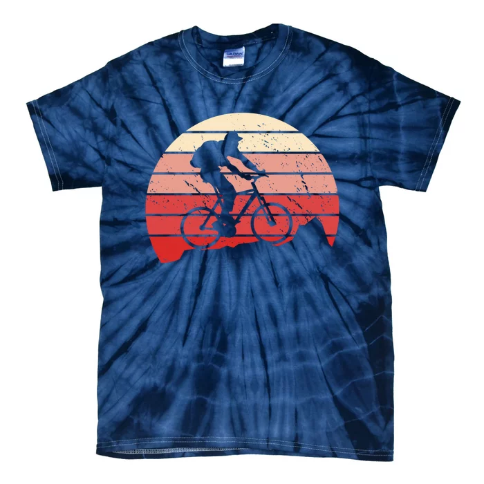 Mountain Bike Retro Tie-Dye T-Shirt