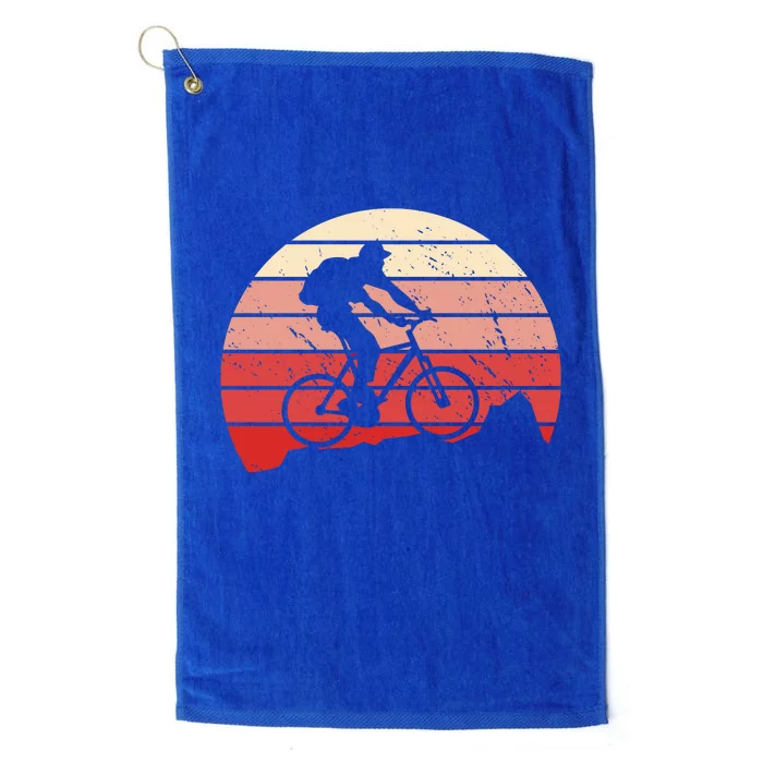 Mountain Bike Retro Platinum Collection Golf Towel