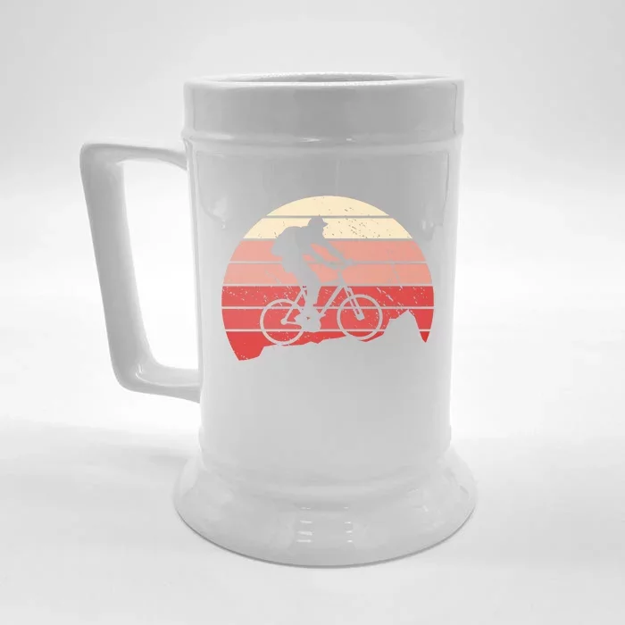 Mountain Bike Retro Front & Back Beer Stein