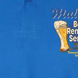 Matthew's Beer Removal Service Funny Party Ing Gift Softstyle Adult Sport Polo