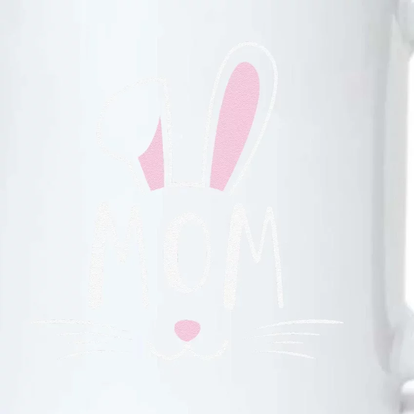 Mom Bunny Rabbit Face Family Group Easter Mother's Day Black Color Changing Mug