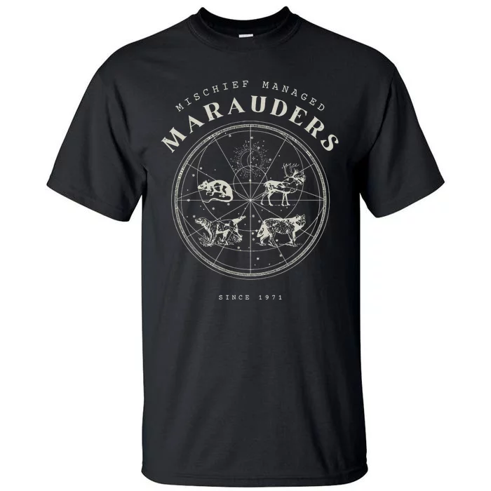 Marauders Bookish Remus Lupin Wolfsta Tall T-Shirt