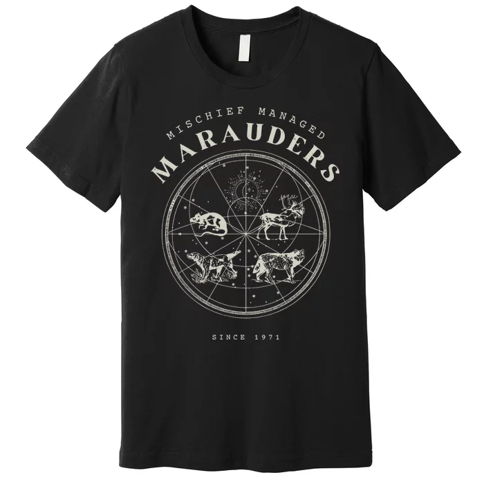 Marauders Bookish Remus Lupin Wolfsta Premium T-Shirt