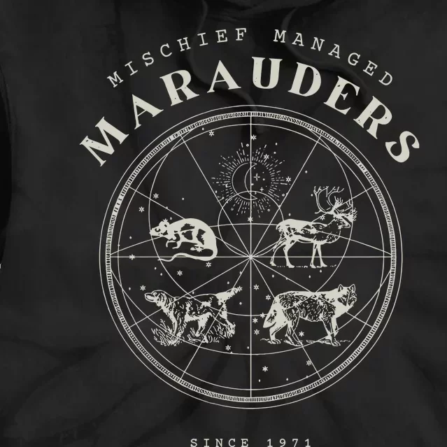 Marauders Bookish Remus Lupin Wolfsta Tie Dye Hoodie