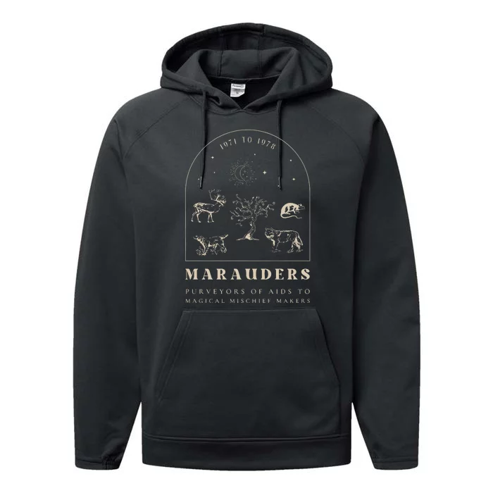 Marauders Bookish Remus Lupin Wolfsta Performance Fleece Hoodie