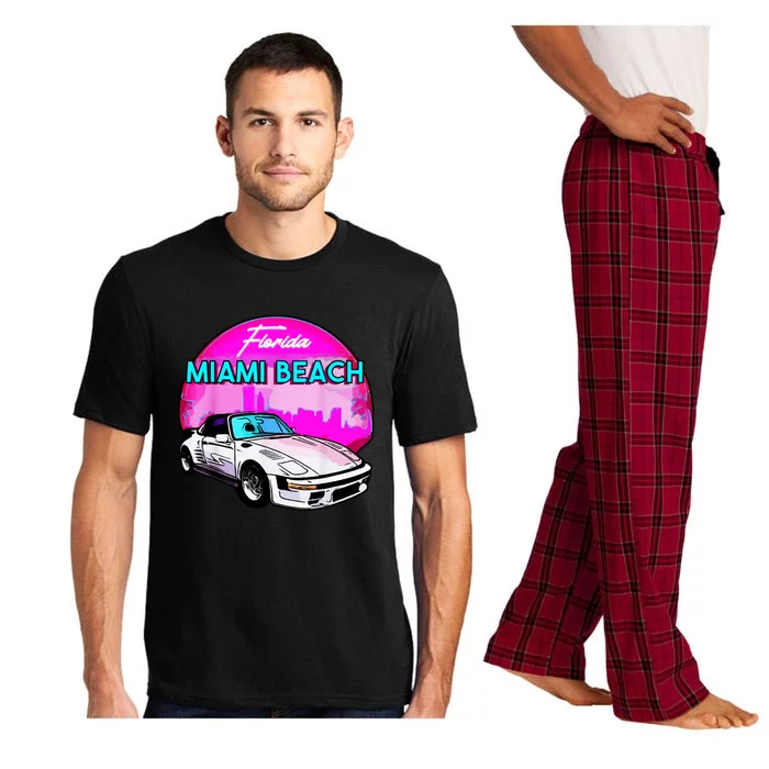 Miami Beach Road Trip Tee | Explore Florida's Iconic Coastline Pajama Set