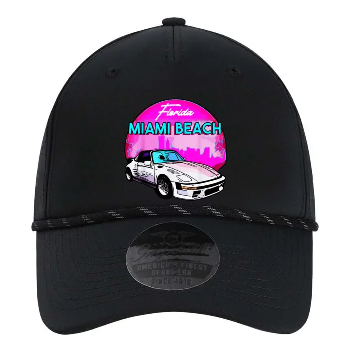 Miami Beach Road Trip Tee | Explore Florida's Iconic Coastline Performance The Dyno Cap