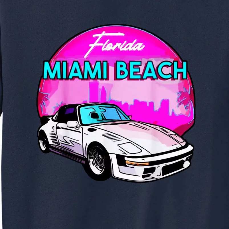 Miami Beach Road Trip Tee | Explore Florida's Iconic Coastline Tall Sweatshirt