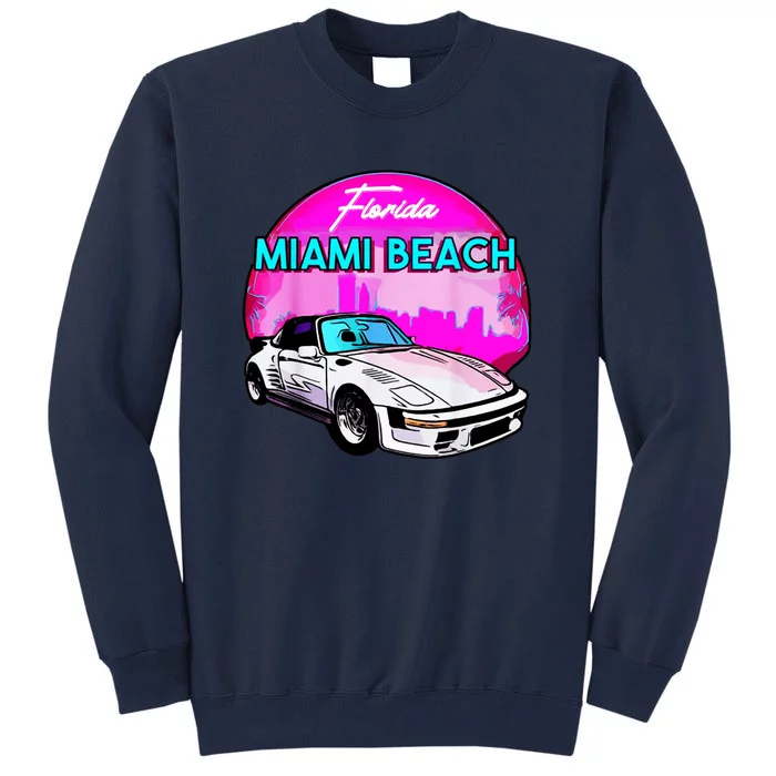 Miami Beach Road Trip Tee | Explore Florida's Iconic Coastline Tall Sweatshirt