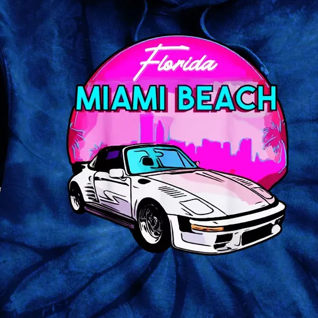 Miami Beach Road Trip Tee | Explore Florida's Iconic Coastline Tie Dye Hoodie