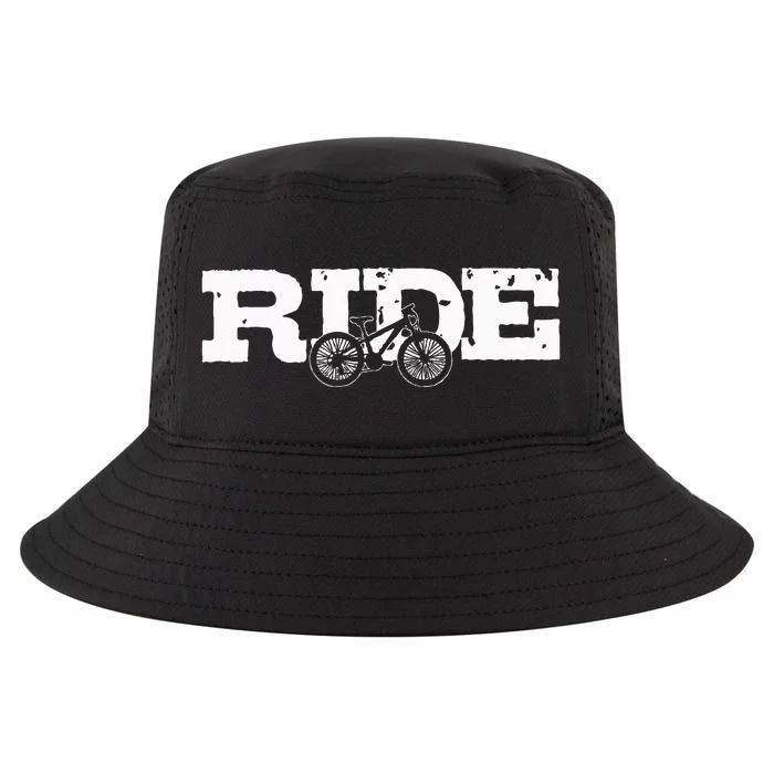 Mountain Bike RIDE MTB Mountain Biking Cycling Biker Gift Cool Comfort Performance Bucket Hat