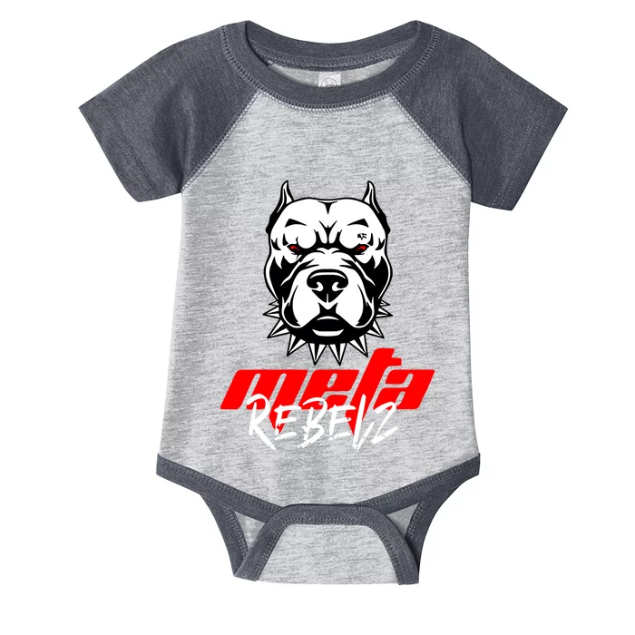 Meta Blast Rebelz Dawg Infant Baby Jersey Bodysuit