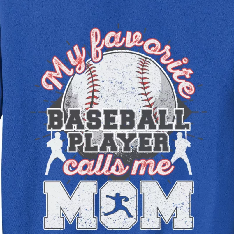 Mom Baseball Softball Game Fan Sports Favorite Player Tall Sweatshirt