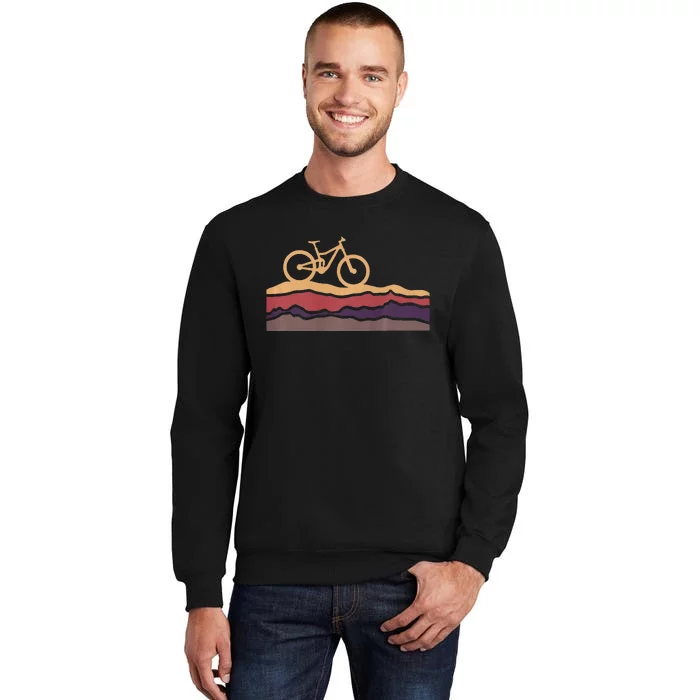 Mountain Bike Southwestern Boho Dessert Mtb Tall Sweatshirt