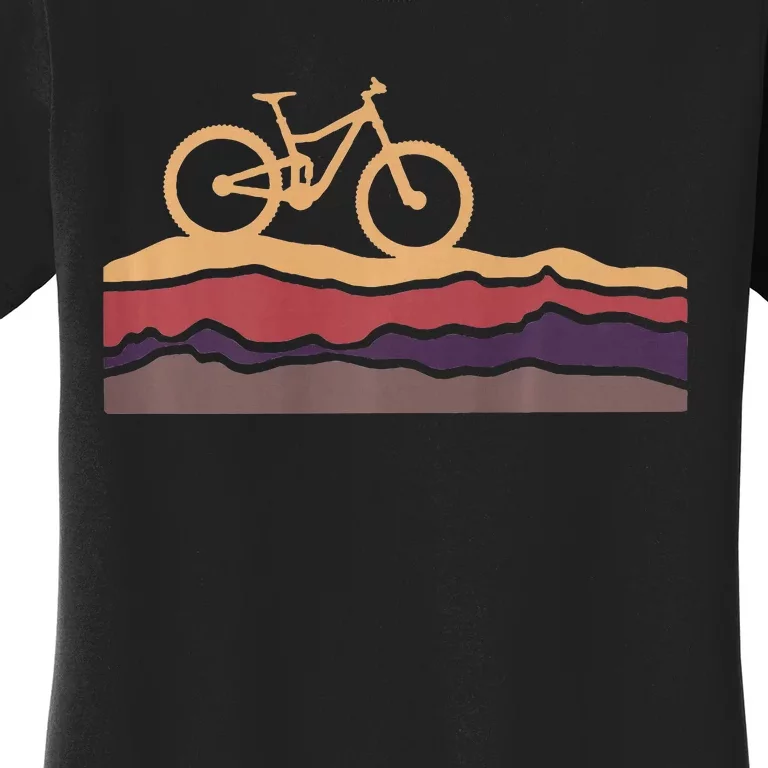 Mountain Bike Southwestern Boho Dessert Mtb Women's T-Shirt