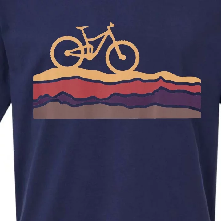 Mountain Bike Southwestern Boho Dessert Mtb Sueded Cloud Jersey T-Shirt