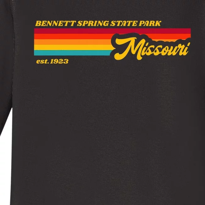 Missouri Bennett Spring State Park Baby Long Sleeve Bodysuit