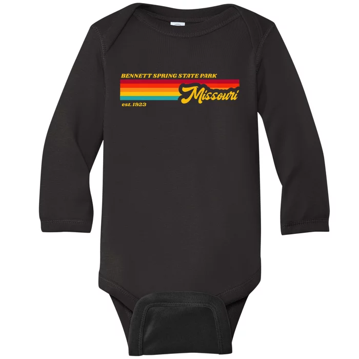 Missouri Bennett Spring State Park Baby Long Sleeve Bodysuit