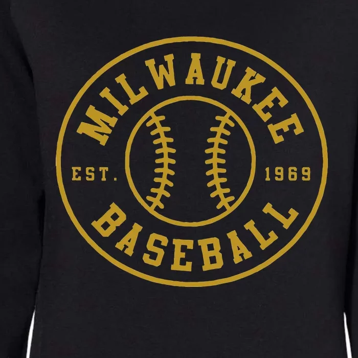 Milwaukee Baseball Seventh Inning Stretch Womens California Wash Sweatshirt