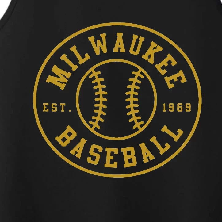 Milwaukee Baseball Seventh Inning Stretch Performance Tank