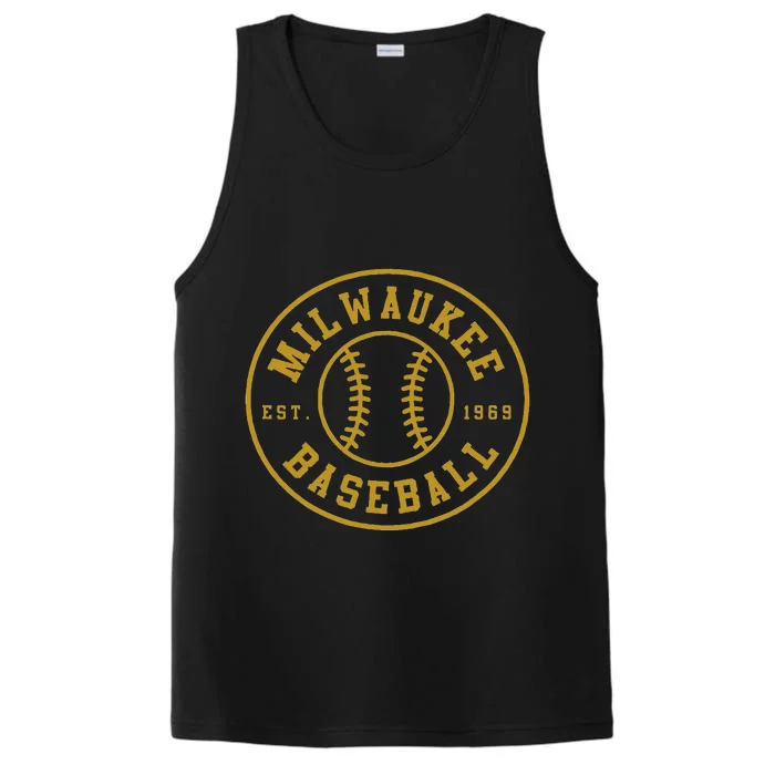 Milwaukee Baseball Seventh Inning Stretch Performance Tank