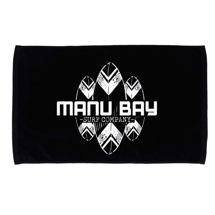 Manu Bay Surf Company Surfboards New Zealand Coast Surfing Microfiber Hand Towel