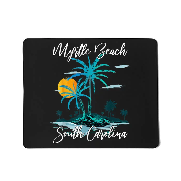 Myrtle Beach South Carolina Beach Summer Surfing Palm Trees Mousepad