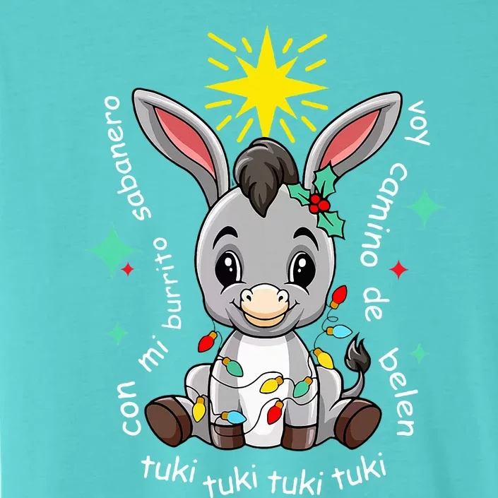 Mi Burrito Sabanero Mexican Tuki Tuki Donkey Latino Xmas ChromaSoft Performance T-Shirt