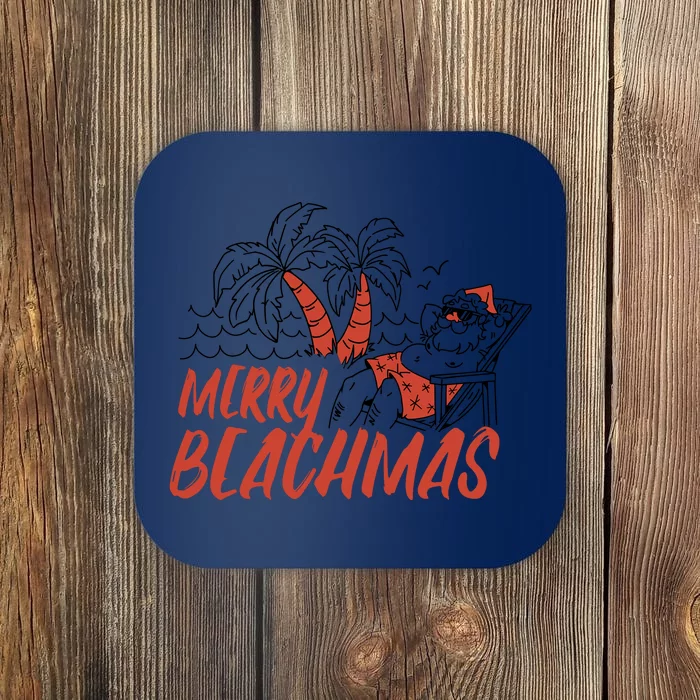 Merry Beachmas Santa Claus Vacation Coaster