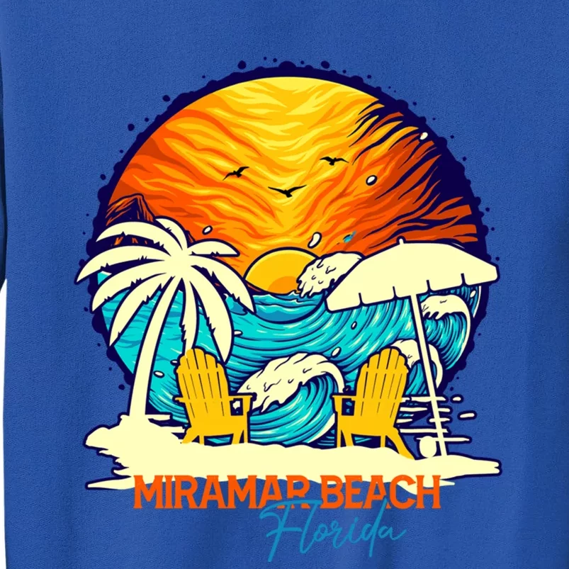 Miramar Beach Sunset Florida Vacation Couples Family Group Cute Gift Tall Sweatshirt