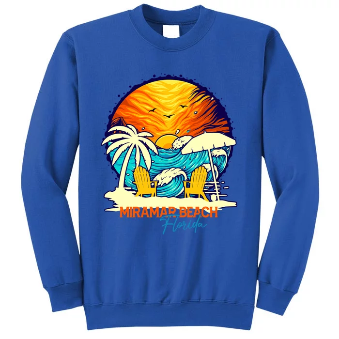 Miramar Beach Sunset Florida Vacation Couples Family Group Cute Gift Tall Sweatshirt