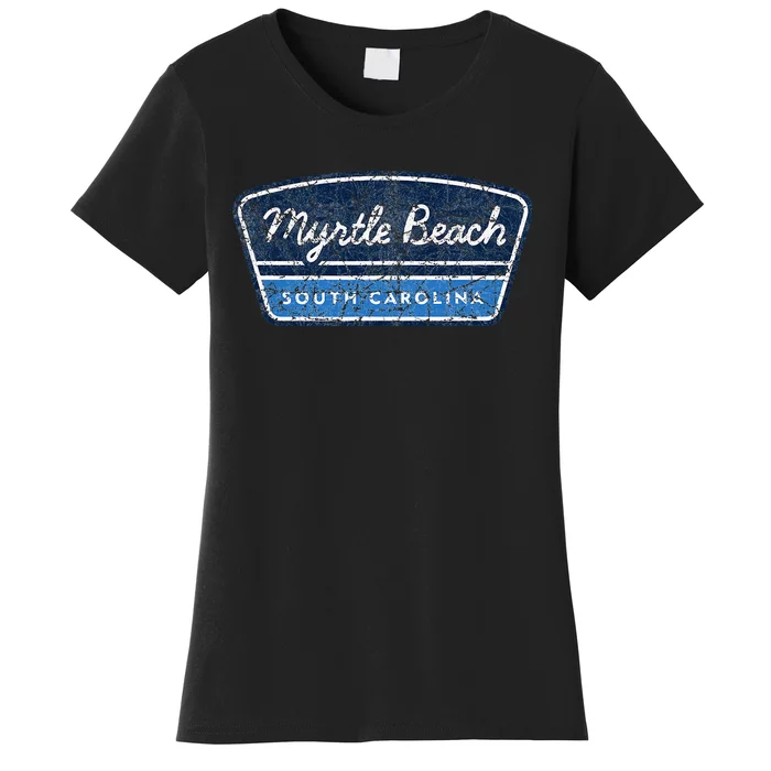 Myrtle Beach South Carolina Retro Throwback Souvenir Women's T-Shirt