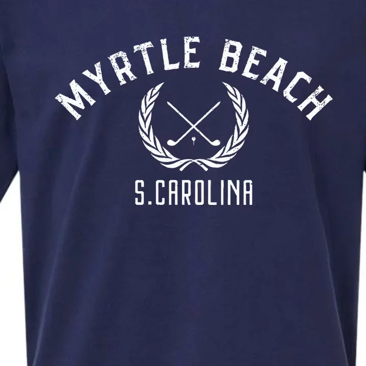 Myrtle Beach South Carolina Golf Sueded Cloud Jersey T-Shirt