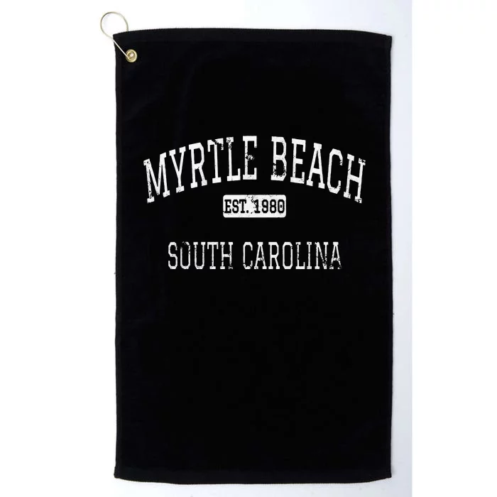 Myrtle Beach South Carolina SC Vintage Platinum Collection Golf Towel