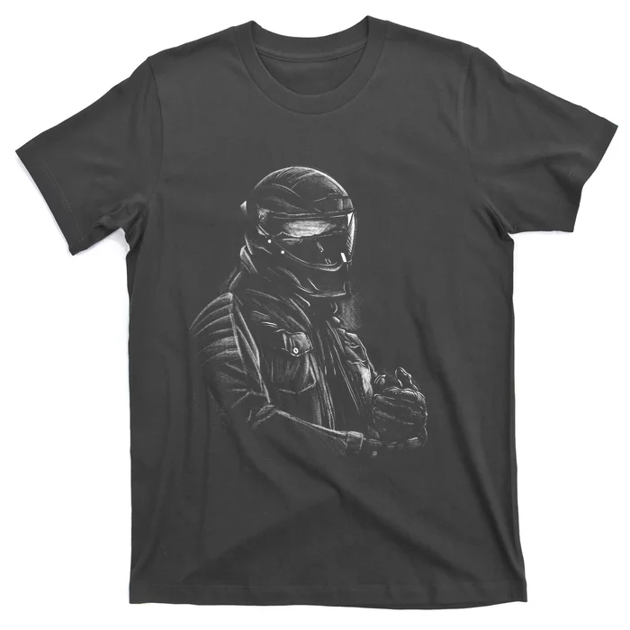 Motorcycle Biker Sketch T-Shirt