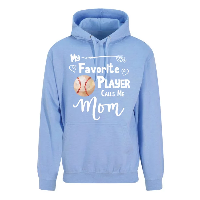 Mom Baseball Softball Game Fan Sports Favorite Player Gift Unisex Surf Hoodie