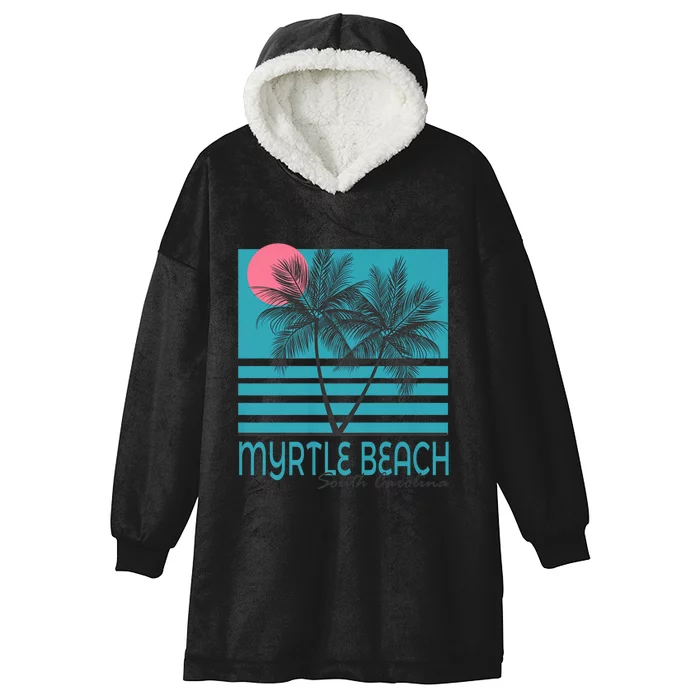 Myrtle Beach South Carolina Hooded Wearable Blanket