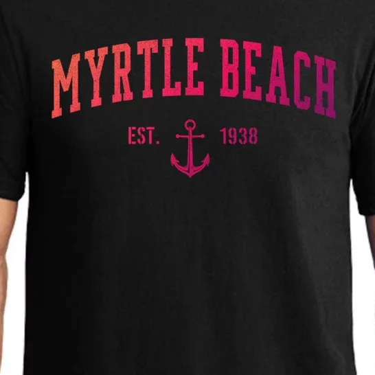 Myrtle Beach South Carolina Funny Gift And Pajama Set