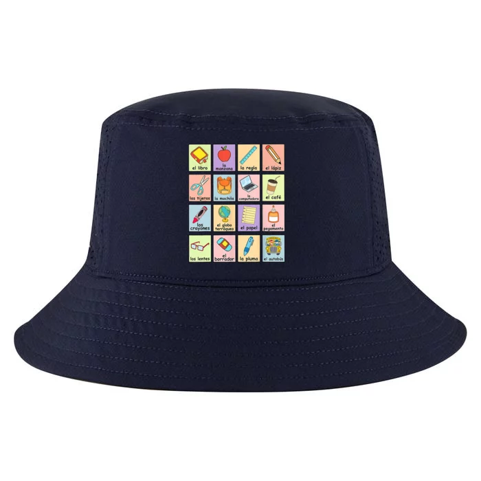 Maestra Bilingue Spanish Teacher Back To School Cool Comfort Performance Bucket Hat