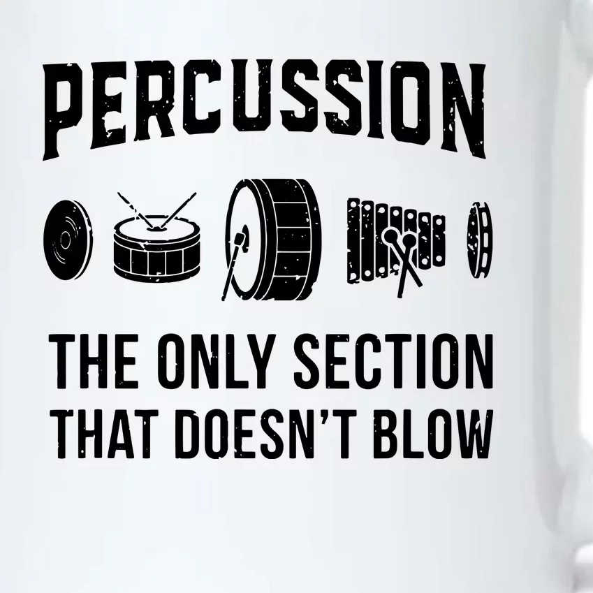 Marching Band Shirts For Drummers In Percussion Section Black Color Changing Mug