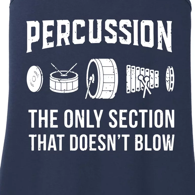 Marching Band Shirts For Drummers In Percussion Section Ladies Essential Tank