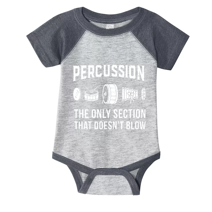 Marching Band Shirts For Drummers In Percussion Section Infant Baby Jersey Bodysuit