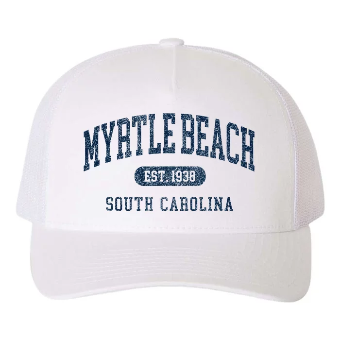 Myrtle Beach South Carolina Established Souvenir Yupoong Adult 5-Panel Trucker Hat