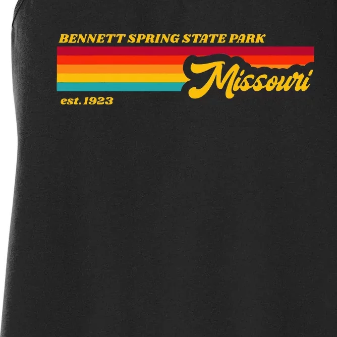 Missouri Bennett Spring State Park Women's Racerback Tank