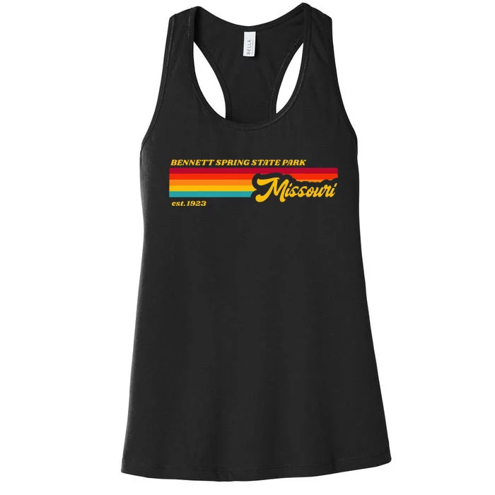 Missouri Bennett Spring State Park Women's Racerback Tank